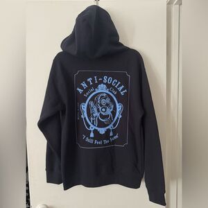 Anti Social Social Club Navy Pullover Hoodie